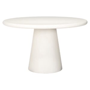 Mesa de comedor Bloomstone blanca 130Ø