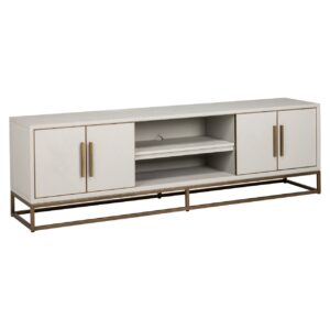 Mueble de TV Whitebone brass verona grey 200