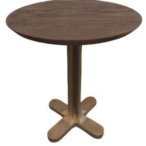 Mesa bistró Revelin marrón oscuro 75Ø