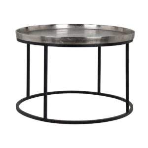 Mesa de café Lyam plata 70Ø