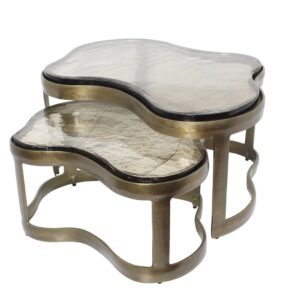 Mesa de café Fairfield bronce antiguo