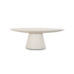 Mesa de comedor exterior Nassau ovalada 220 (Beige)