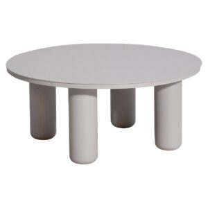 Mesa de café exterior Quinn beige claro 86Ø