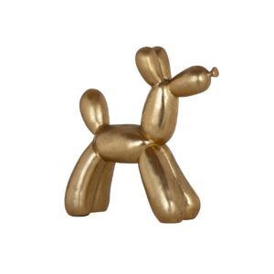 Perro decorativo dorado