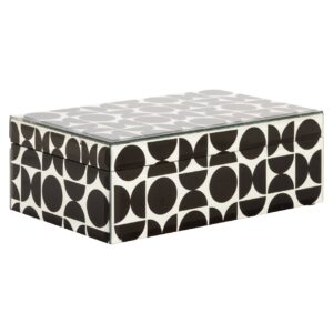 Caja de joyas Vivian grande (Negro)