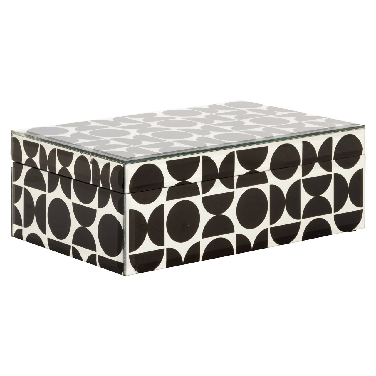 Caja de joyas Vivian grande (Negro)