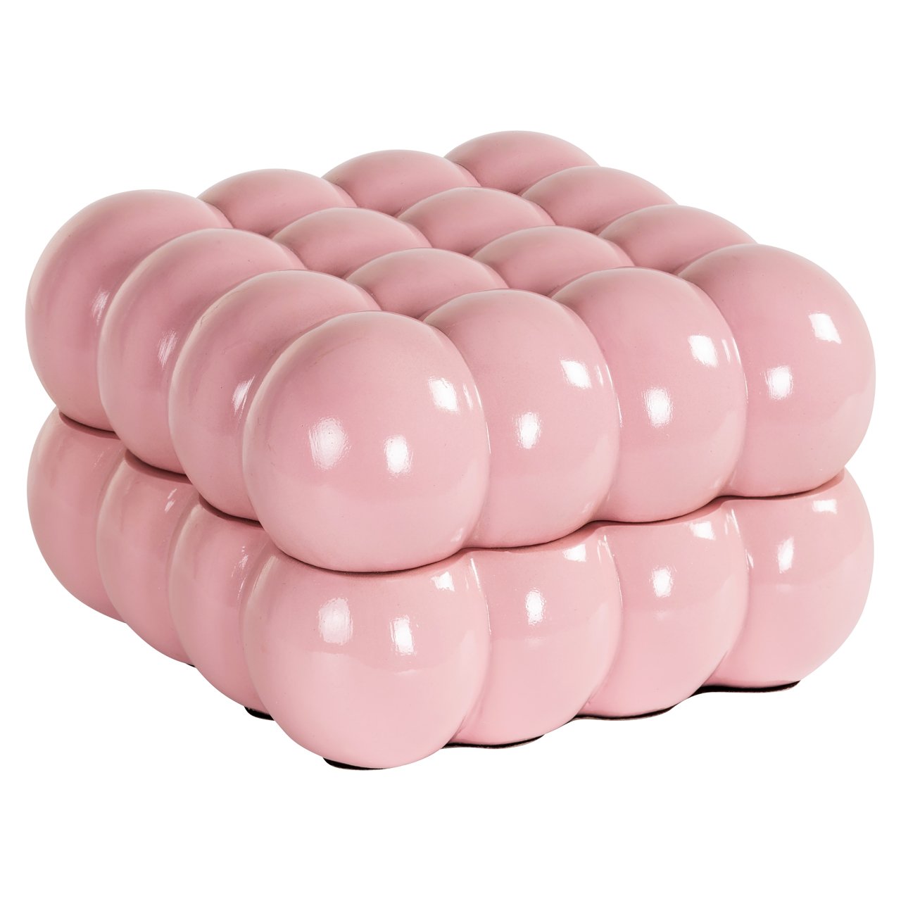 Caja de almacenamiento Cece pequeña rosa