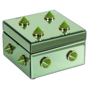 Caja de almacenamiento Jelia verde