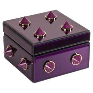 Caja de almacenamiento Jelia morada