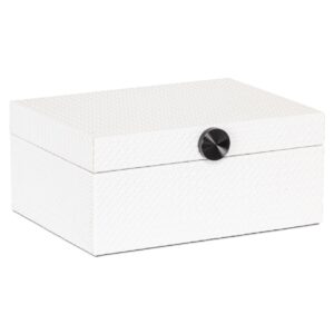 Caja de almacenamiento Myrth grande (Blanco)
