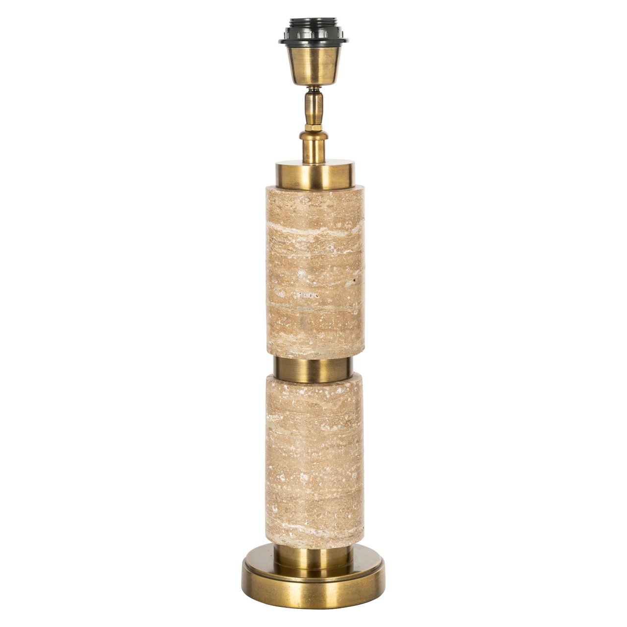 Lámpara de mesa Lis dorada