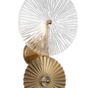 Aplique de pared Otis (Oro Cepillado)