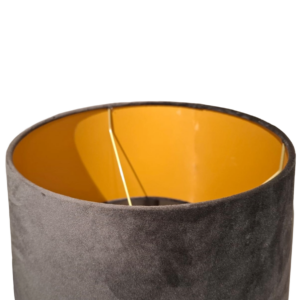 Pantalla Terciopelo marrón 40 cm 1