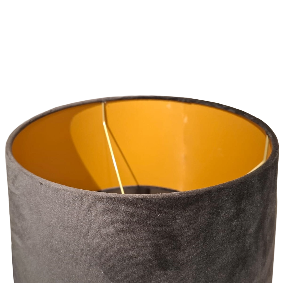 Pantalla Terciopelo marrón 40 cm 1 Pantalla Terciopelo marrón 40 cm 1