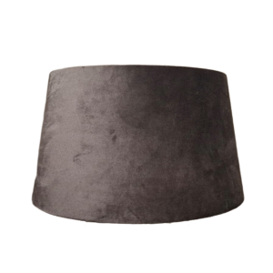 Pantalla Terciopelo marrón 40 cm