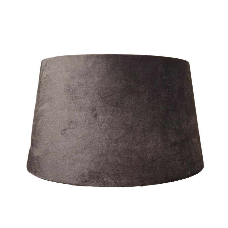 Pantalla Terciopelo marrón 40 cm Pantalla Terciopelo marrón 40 cm