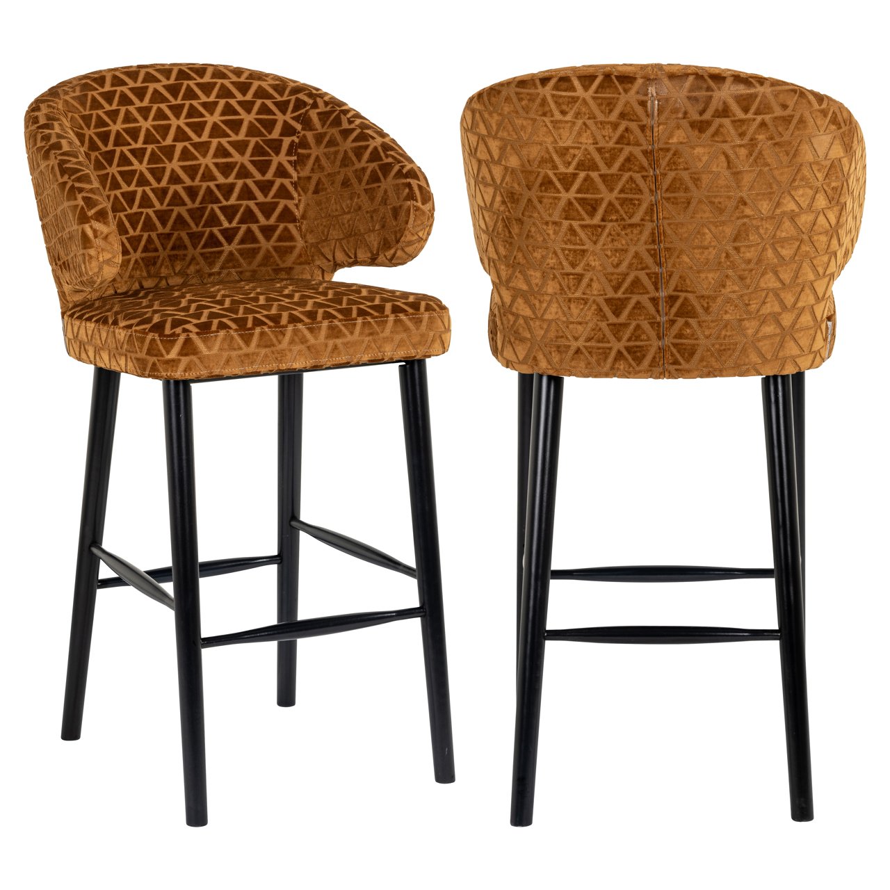 Taburete de bar Indigo gold triangle (Triangle 2013 old gold)