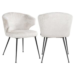 Silla de comedor Xandra crema
