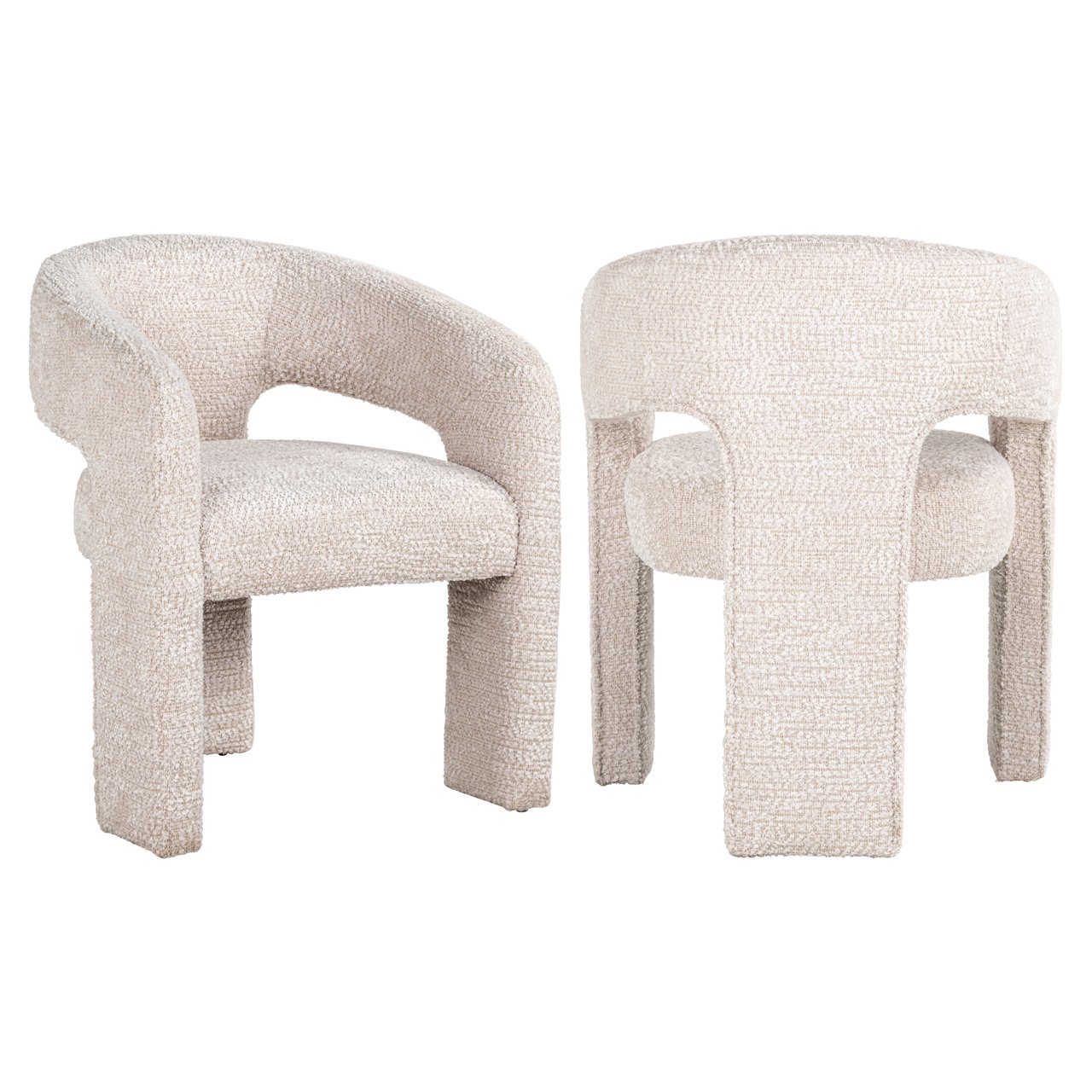 Silla de comedor Belle crema