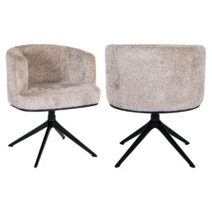 Silla giratoria Cheyenne beige