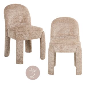 Silla Brandi beige (set de 2)