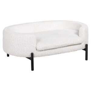 Cama para mascotas Dolly blanca