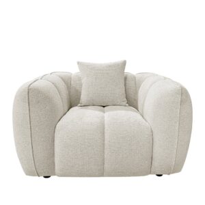 Sillón Jezebel crema elegante