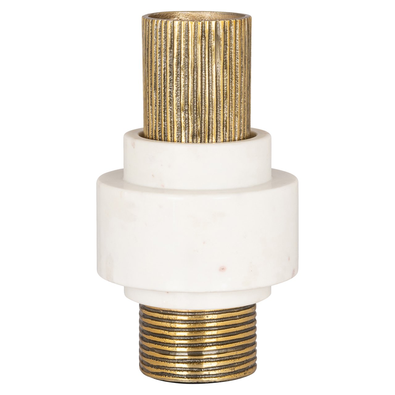 Jarrón Kai latón brillante