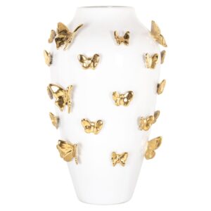 Vaso Butterfly grande blanco