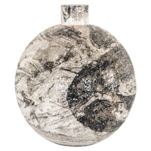 Jarrón Delisha negro/blanco