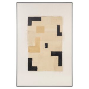 Arte de pared Vortex beige izquierda