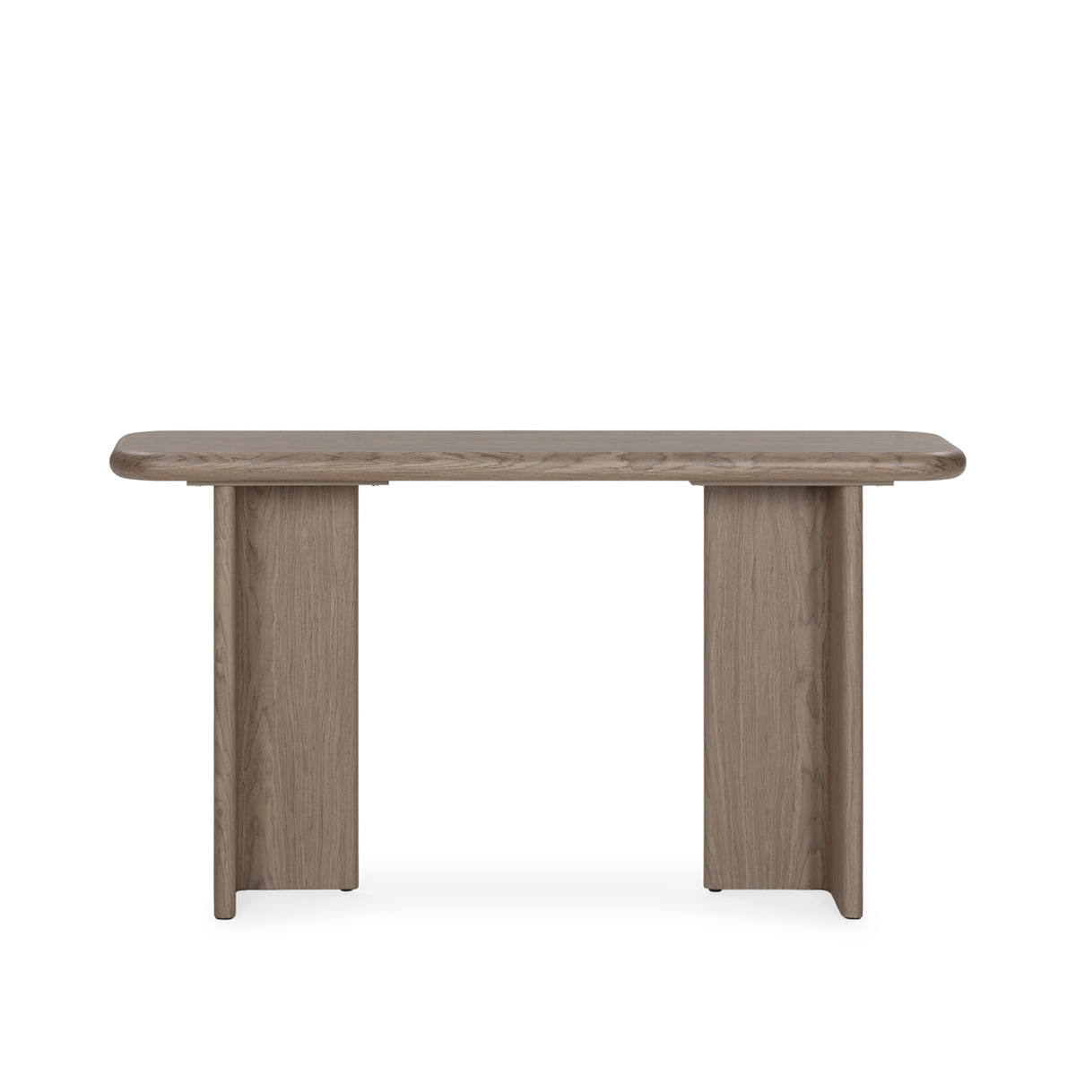 Consola 150x40x81 DM/Chapa de Álamo -- Marrón