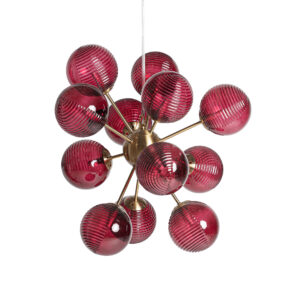 LÁMPARA DE COLGAR RUBRA