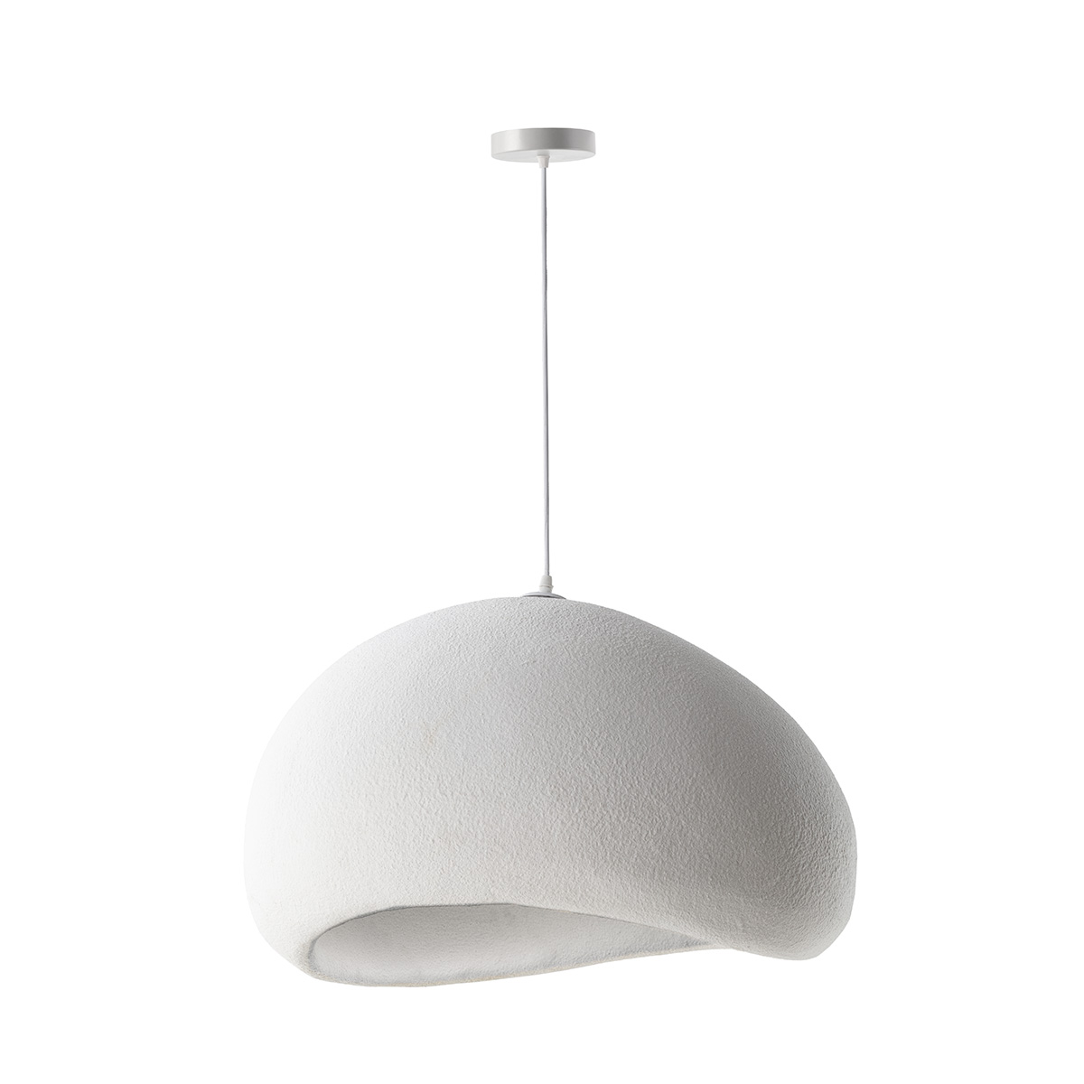 Lámpara de Techo 60x60 Microcemento -- Blanco