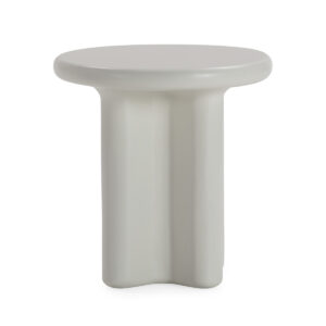 Mesa Auxiliar 50x50x52 Madera -- Blanco Mate