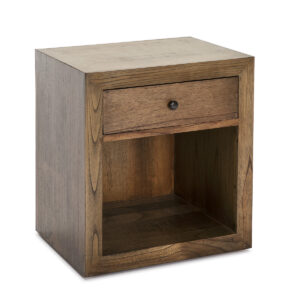 Mesita de noche 50x40x55 Madera Natural velado