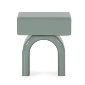 Mesita de Noche 50x40x57 DM -- Azul Claro Brillo