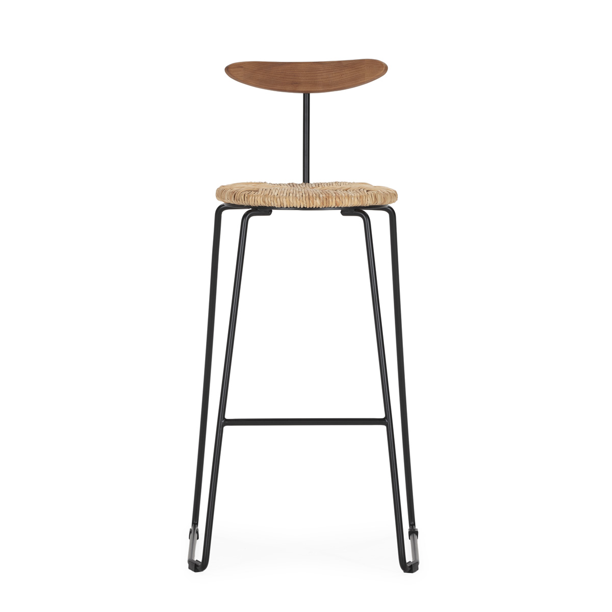 5 Hierro/Madera/Cuerda -- Negro/Nogal