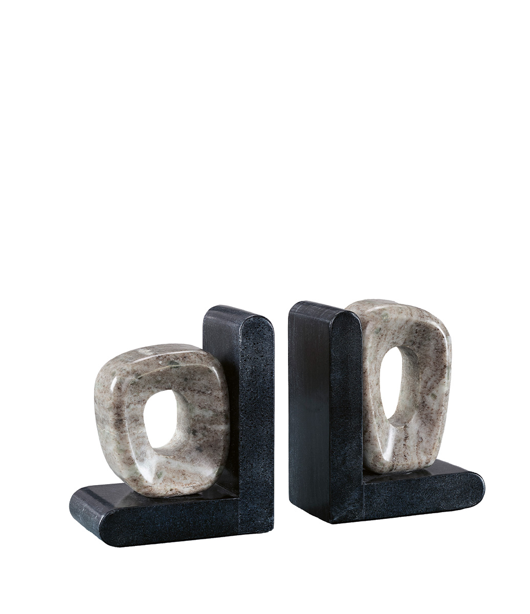 HERA bookends in marble