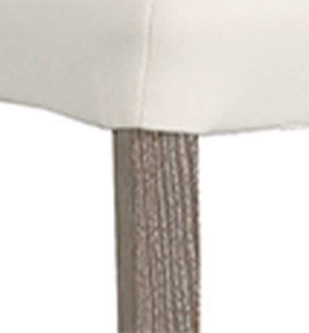 Fabric dining chair AVIGNON - Pearl grey