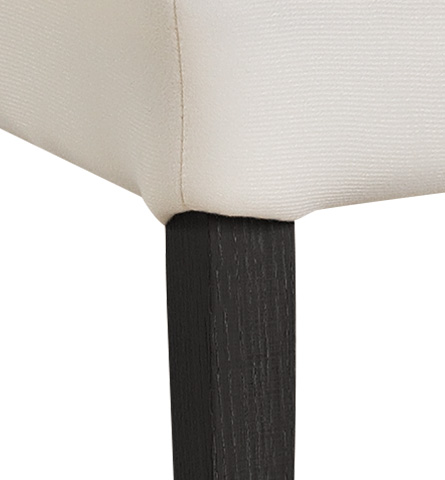 Fabric dining chair AVIGNON - Black Oak tree