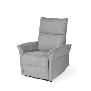 SILLON RELAX 2 MOTORES MISAKI GRIS CLARO