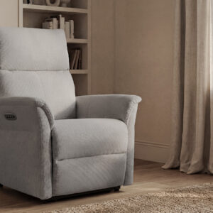 SILLON RELAX 1 MOTOR MISAKI GRIS CLARO