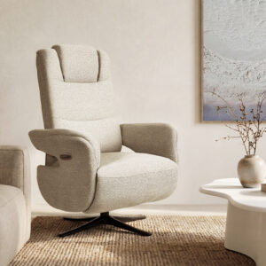 SILLON RELAX 2 MOTORES SATOMI BEIGE