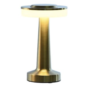 Lámpara de mesa Tac táctil dorada