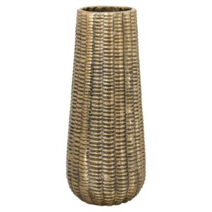 Vase Loran brushed gold small Vaas