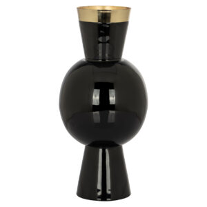 Vase Florence black/gold Vaas