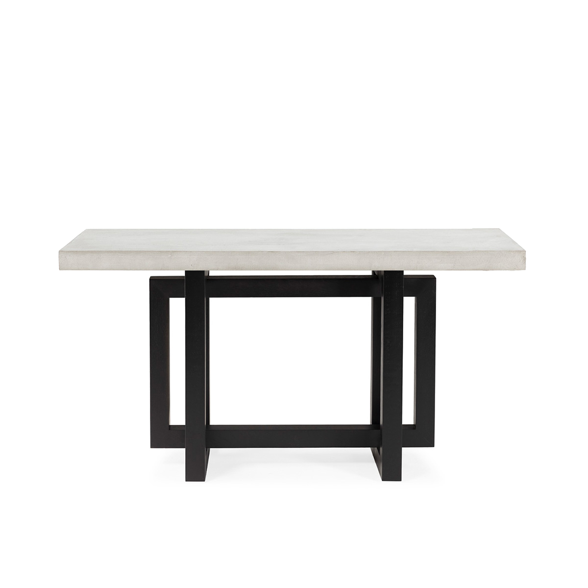 Consola 150x50x72 Madera de Mongoy/Microcemento -- Negro/Gris Consola 150x50x72 Madera de Mongoy/Microcemento -- Negro/Gris