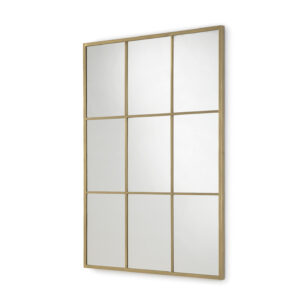 Espejo 102x3x147 Cristal/Metal Dorado