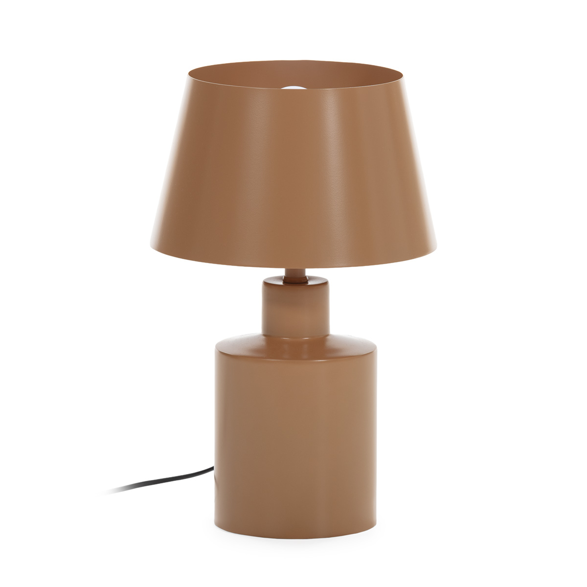 Lámpara de Sobremesa con pantalla 25x25x40 Metal -- Moca